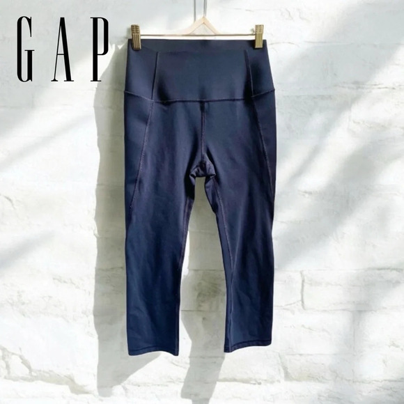 >70%OFF❣️GAP GapFit Sculpt Compression Blue Leggings, S…LIKE NEW - Picture 1 of 8